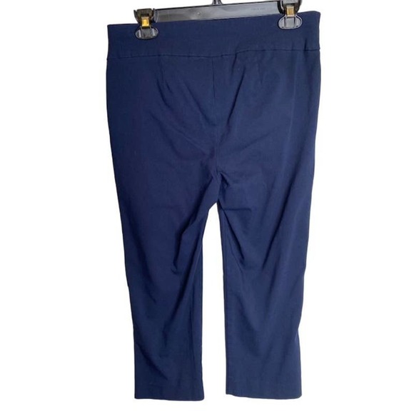 Chico’s Perfect Stretch Navy Blue Pants Ankle Women’s Chico's 0.5 - Picture 2 of 5